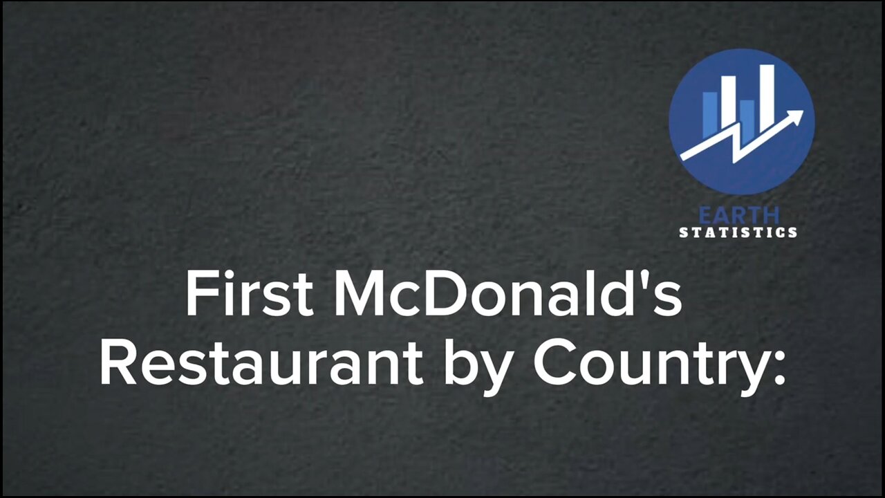 First McDonald's Restaurant by Country