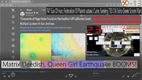 Matrix Deedish, Queen Girl Earth [Q]uake BOOMS! Why Not!