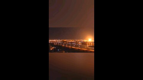 Night Missile Attack on Israel Caught on Live Camera!