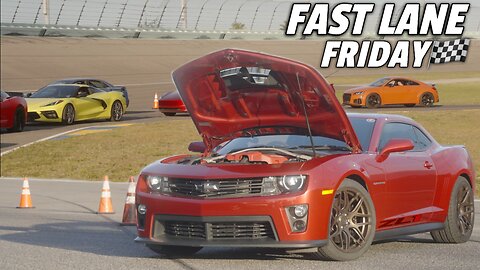 DRAG RACING MY ZL1 AT FAST LANE FRIDAY! – INSANE CARS, CRAZY RACES!