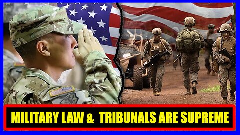 Judy Byington Special Intel Report 7/13/2025: MILITARY LAW & TRIBUNALS ARE SUPREME