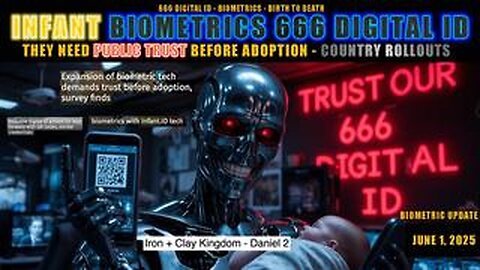 Infant 666 Biometrics Digital ID - NWO Needs Public Trust Before Adoption - Countrywide Rollouts