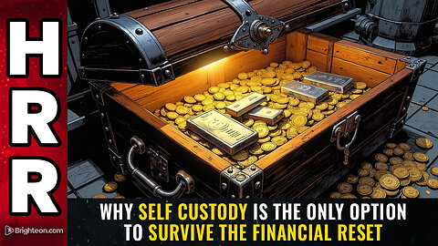 Why SELF CUSTODY is the only option to survive the financial reset