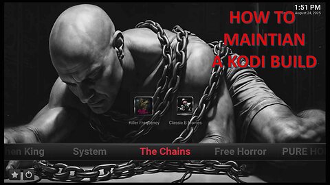 Fixing & Updating the Pure Horror Kodi Build