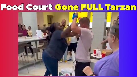 CHARLOTTE FOOD COURT TURNS INTO CONGO: Woke Mayor Lets Tarzan Run Wild AGAIN!