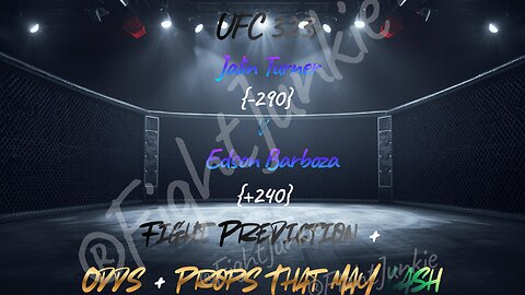 UFC 323 Fight Predictions! Odds + Props + Picks! Jalin Turner V Edson Barboza