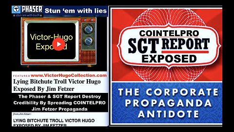 The Phaser COINTELPRO Jim Fetzer Expose SGT Report As Controlled Opposition In Alt News Media Arena