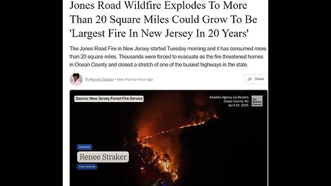 Wildfires or DEW - Jones Road NJ, Myrtle Beach, Paradise, Maui, Palisades