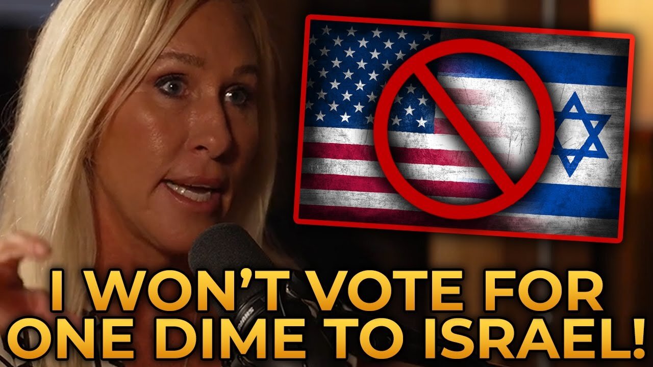 Marjorie Taylor Greene REFUSES To Vote for One Dime to ISRAEL