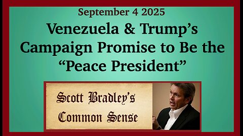 Venezuela & Trump's Campaign Promise to Be the "Peace President"