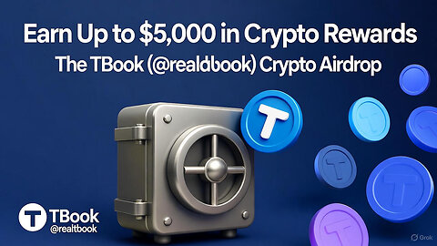 TBook Airdrop Alert: Earn Up to $5,000 in Crypto Rewards with @realtbook's SPLASH Drop!