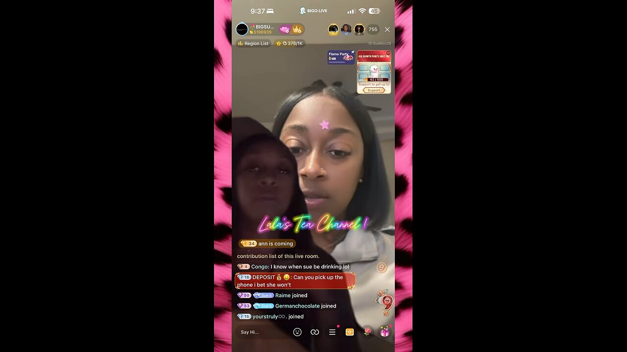 - SUEWOO ; TALKING HER SHIT !