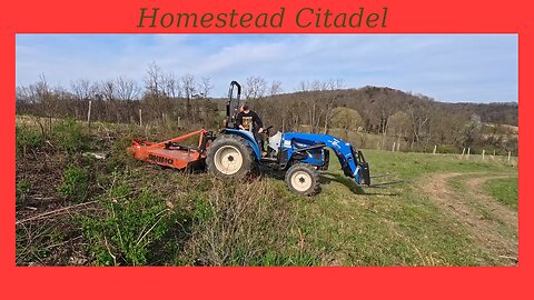 Fence-line Brush Hogging and Daily Dexter Cattle Move