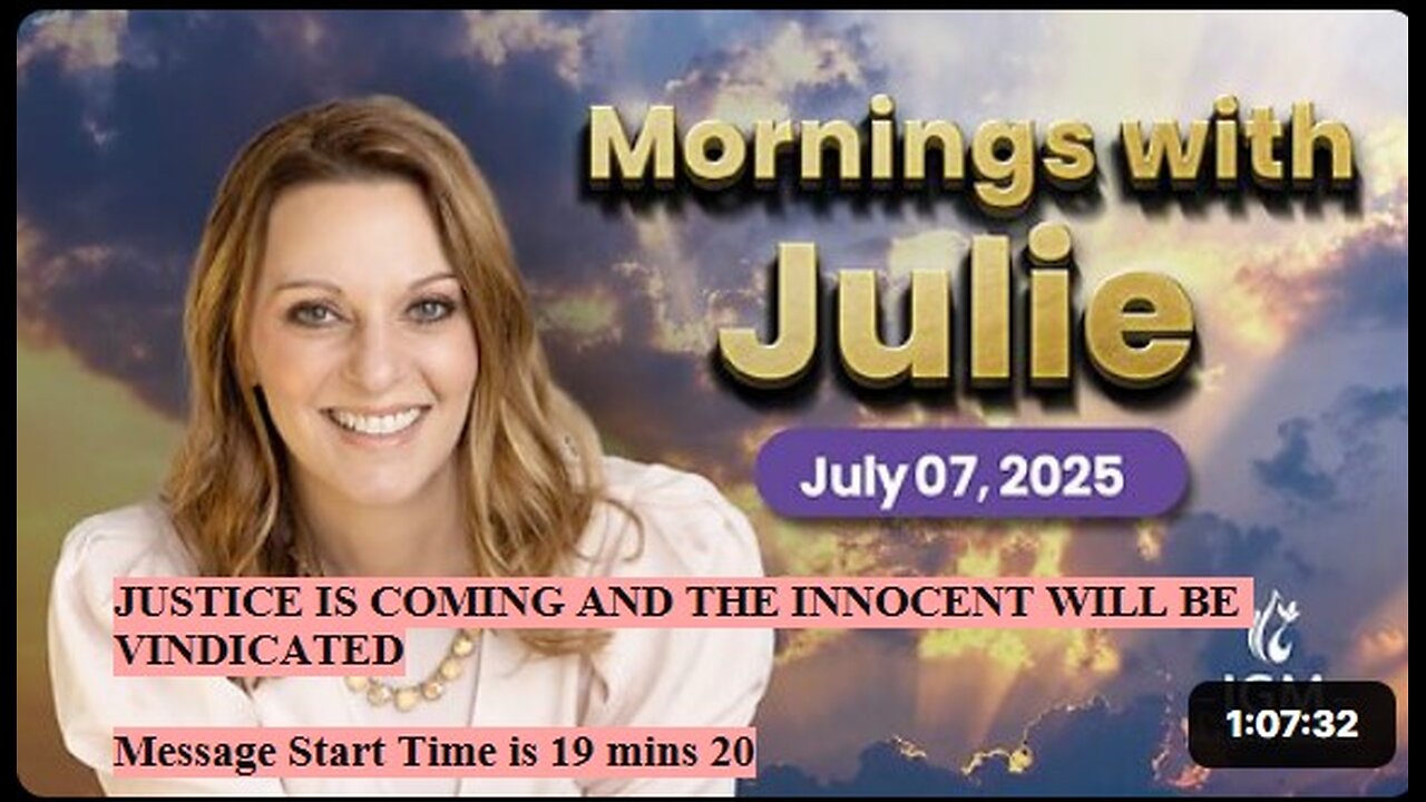 Julie Green subs JUSTICE IS COMING AND THE INNOCENT WILL BE VINDICATED