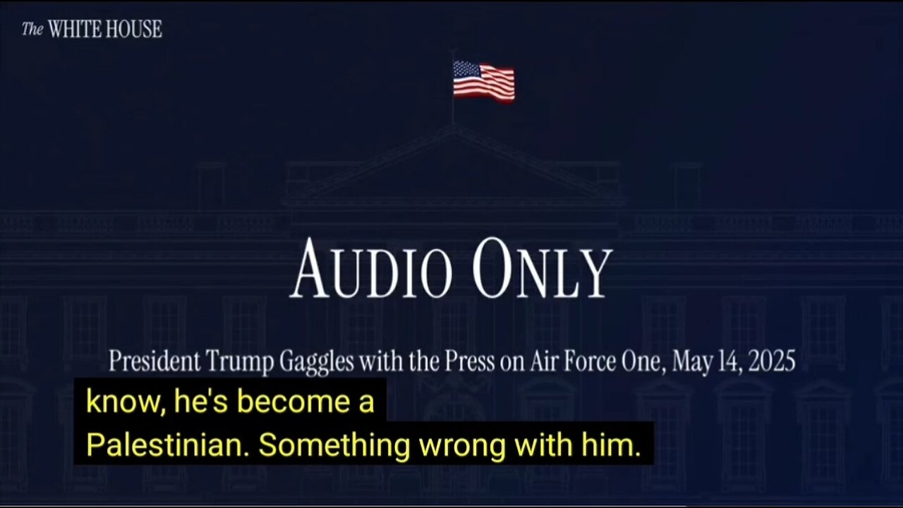 Trump Mocks Palestinian Chuck Schumer