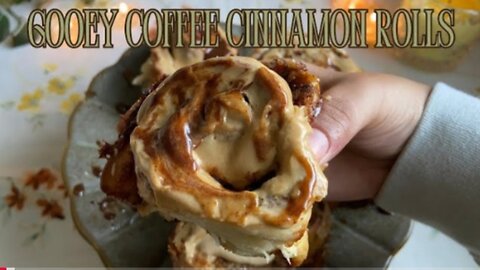 Gooey coffee ☕ cinnamon rolls 💕💞❤️ bake with me!!!💕💞❤️🥰😍❤️❤️