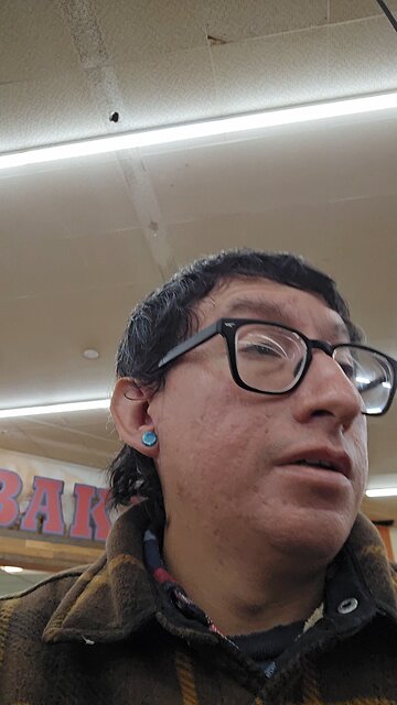 at the grocery store