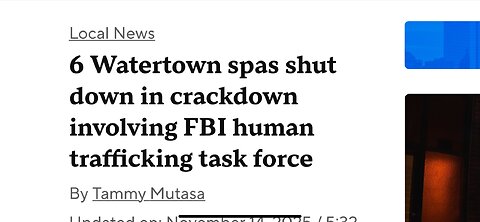 BREAKING NEWS! Hometown Human Trafficking Bust!