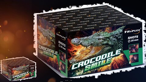 Triplex Fireworks - TXB1691 Crocodile Smile - 100 Schots - Compound Vuurwerk Cake