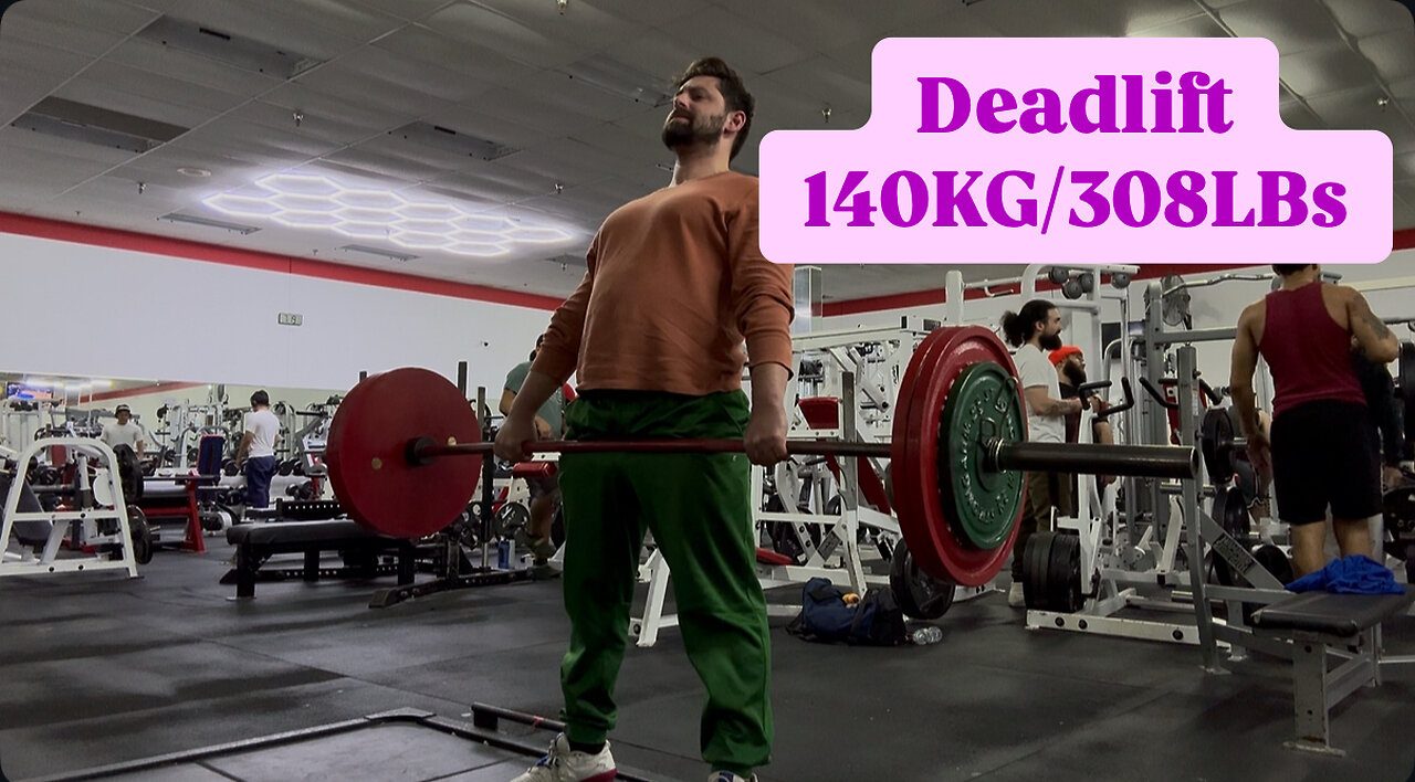 Deadlift 140KG/308LBS