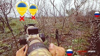 Rare Footage: Two Russian Snipers Eliminate Ukrainian Soldiers