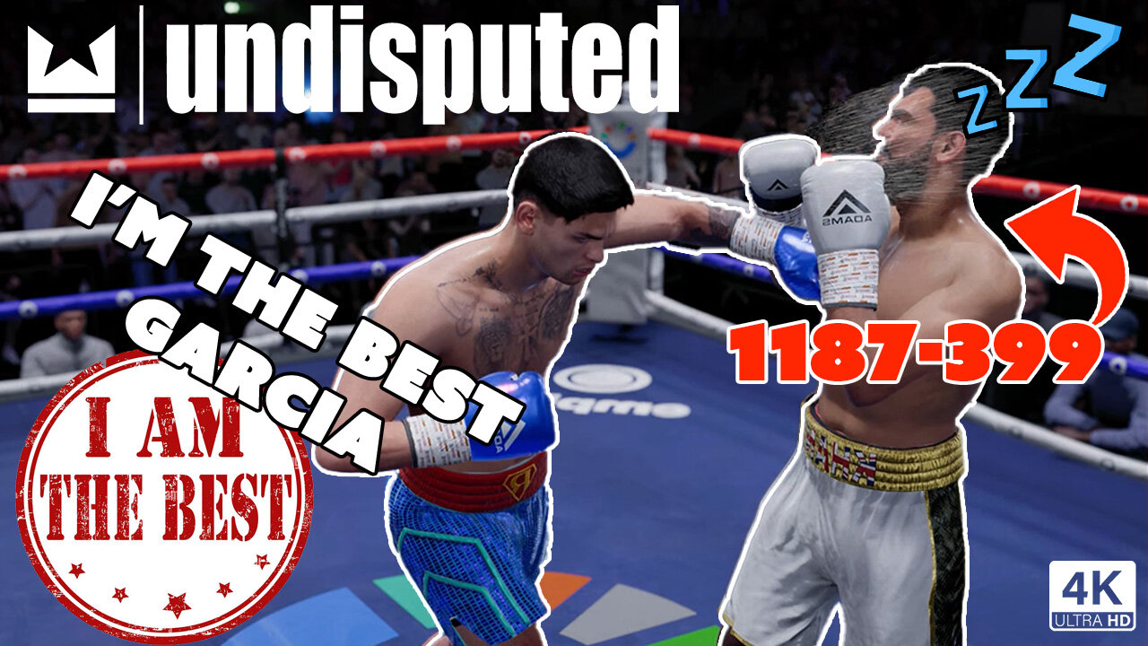 I AM THE BEST!!! RYAN GARCIA ON UNDISPUTED. 1187-399 AMIR KHAN PLAYER GETS VICIOUSLY SLEPT!!! 4K
