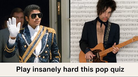 Prince and Michael Jackson Quiz