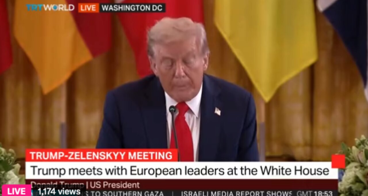 Trump with Zelenski Live Discussion