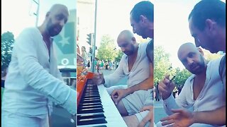 Muslim Man Threatens Street Piano Player In France Because The Music Offended Him