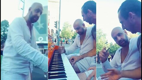 Muslim Man Threatens Street Piano Player In France Because The Music Offended Him