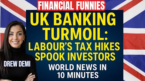 UK BANKING TURMOIL: LABOUR'S TAX HIKES SPOOK INVESTORS WITH DREW DEMI - WORLD NEWS IN 10 MINUTES!