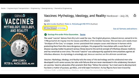 Measles Vaccination Leaves ~20% With No Protection Inferred from Serology: Dr Peter McCullough®