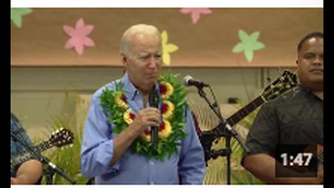 "Biden Narrates False Story of Nearly Losing His House in Fire to Maui Wildfire Victims"