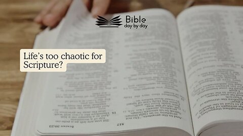 Too busy to grow spiritually?