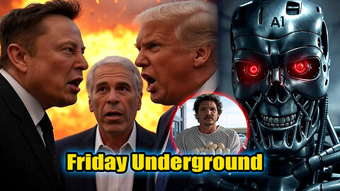 Friday Underground! Elon Vs Trump, Learn what started this! Ai and Pedro's Dirty Secret!