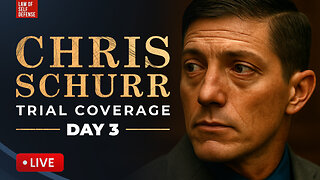 LIVE! Chris Schurr Murder Trial: Day #003