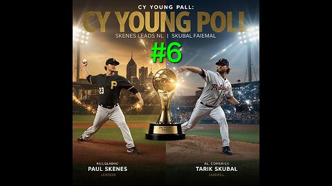 In the most recent Cy Young poll, Skenes leads NL and Skubal leads AL.