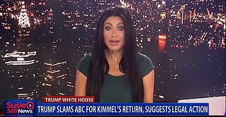 President Trump signals possible legal action over ABC’s decision to reinstate Jimmy Kimmel