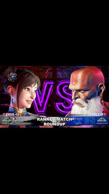 Kuya Kalbo SF6 Ranked Roundup. Chun Li Master Rank [Hori Fight Stick]