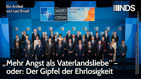 „Mehr Angst als Vaterlandsliebe“ – oder: Der Gipfel der Ehrlosigkeit | Leo Ensel | NDS-Podcast