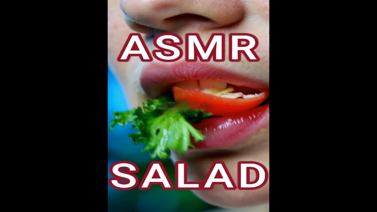 ASMR with eating Salad😋☘️