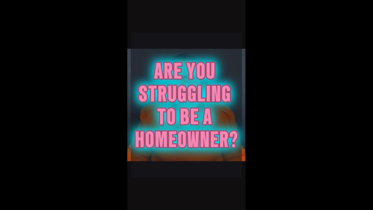Are You Struggling To Be A Homeowner? 🥺