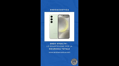 📱 ENDO-STEALTH – Lo Smartphone per la Sicurezza Totale 🔒