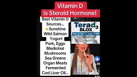 Vitamin D3 Is Rat Poison