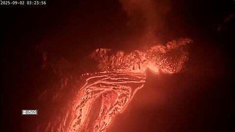 Kīlauea volcano, Hawaii (west Halemaʻumaʻu crater)
