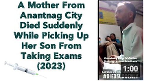 "Anantnag Mother Dies Suddenly Collecting Son from Exams (2023)"