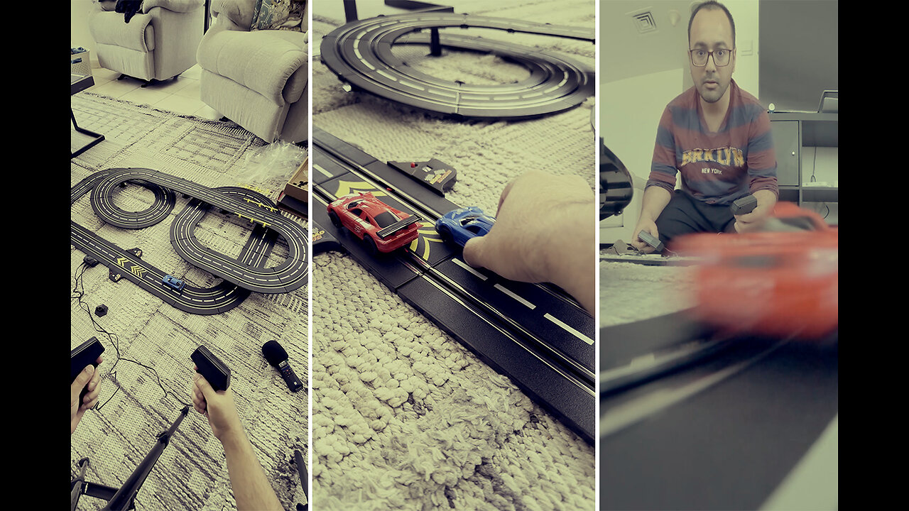 Creating A Car Racing Scene on Miniature Track