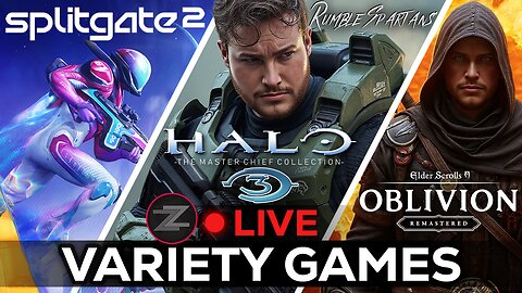 🔴LIVE IN 1440p! - Oblivion Remastered, HALO 3, INDUSTRIA, who knows what else - Come Hang Out!