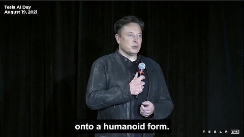 Elon Musk | "Our Cars Are Semi-Sentient Robots On Wheels...It Makes Sense to Put That Onto a Humanoid Form. We're Setting It At a Mechanical Level...You Can Run Away from It." - August 19th 2021