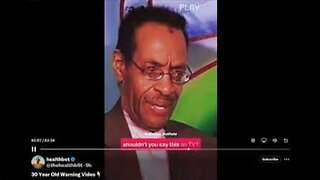 Warning From 30 Years Ago, It’s Worse Than People Think! Chuck, IveGotOneThatCanSee